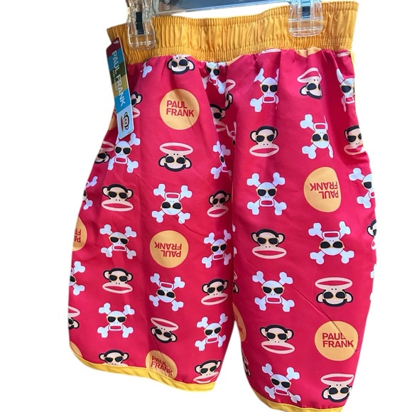 Paul Frank Kids Swimming Trunks Shorts Red and Yelllow Shorts size 5T - Picture 2 of 4
